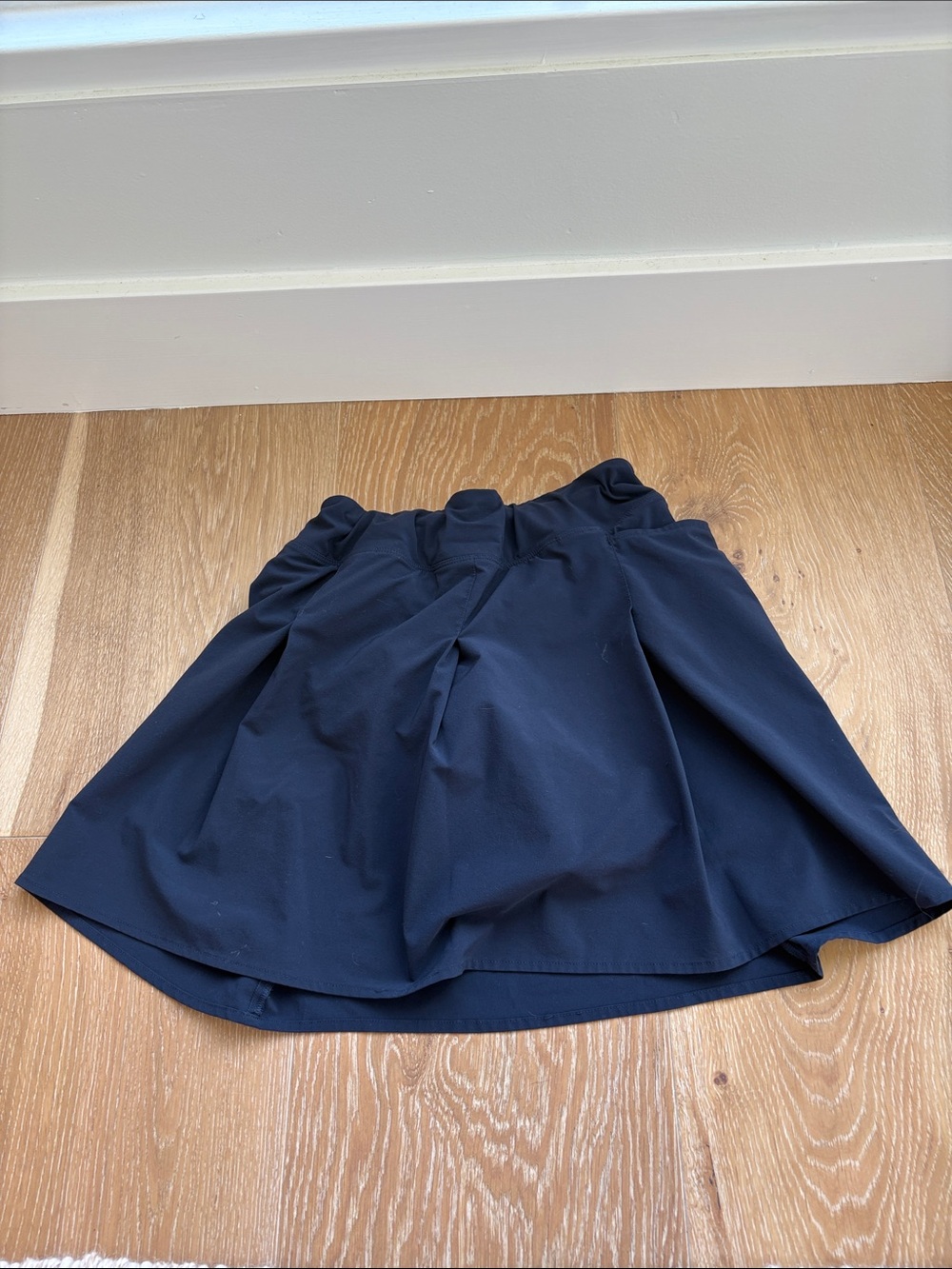 Athleta Navy Skirt with pleating